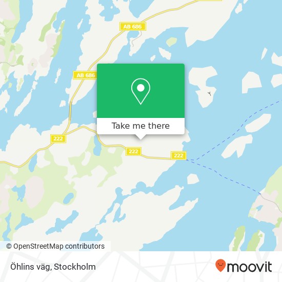 Öhlins väg map