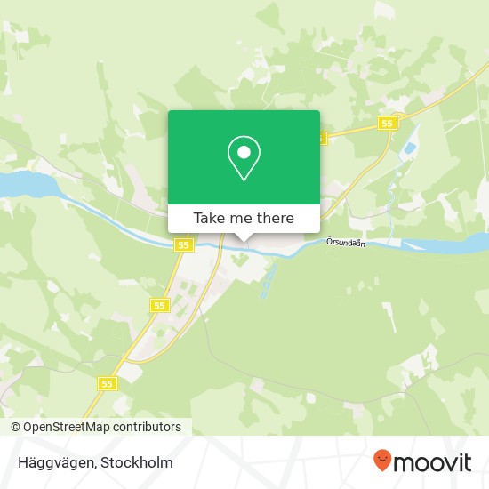 Häggvägen map