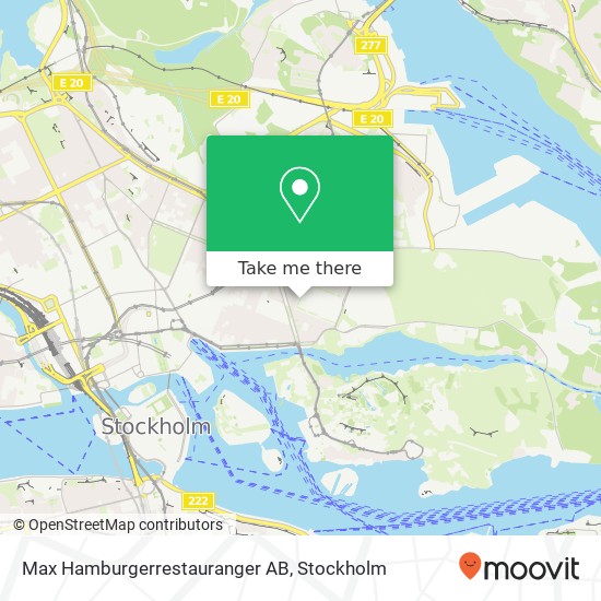 Max Hamburgerrestauranger AB map