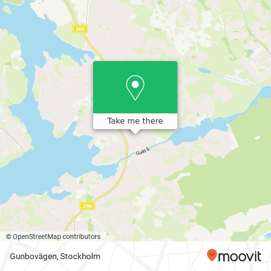 Gunbovägen map