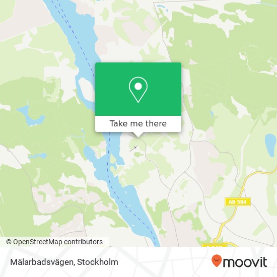 Mälarbadsvägen map