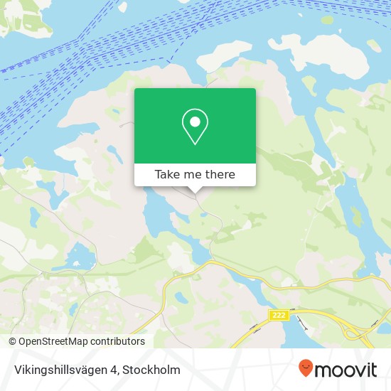 Vikingshillsvägen 4 map