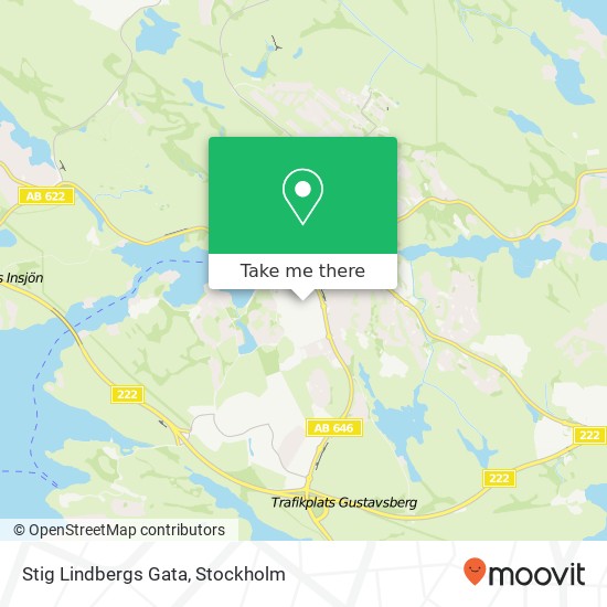 Stig Lindbergs Gata map