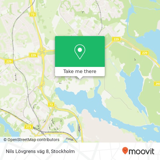 Nils Lövgrens väg 8 map