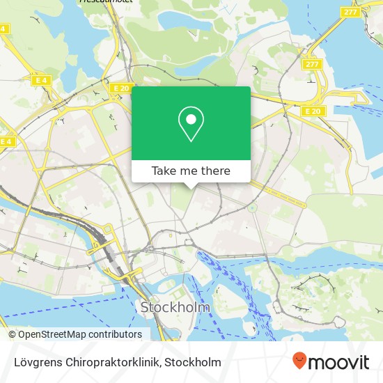 Lövgrens Chiropraktorklinik map