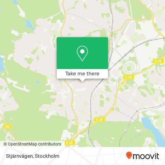 Stjärnvägen map