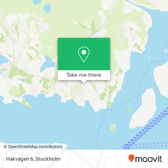 Hakvägen 6 map