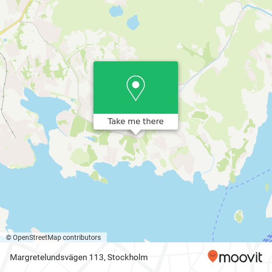 Margretelundsvägen 113 map