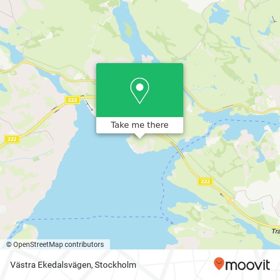 Västra Ekedalsvägen map