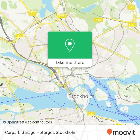 Carpark Garage Hötorget map