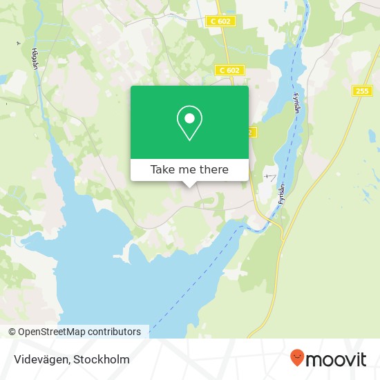 Videvägen map