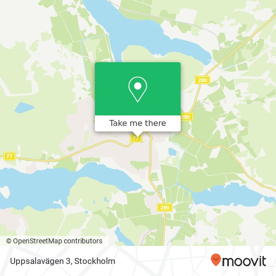Uppsalavägen 3 map