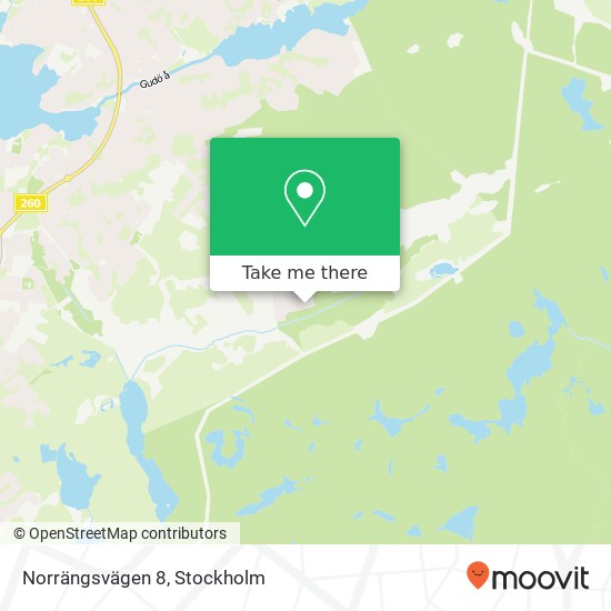 Norrängsvägen 8 map