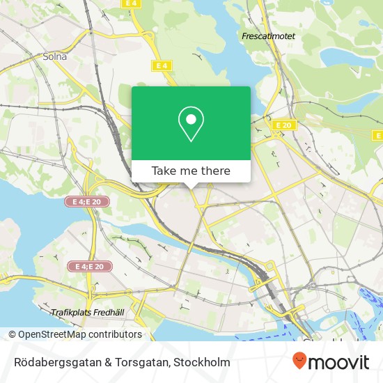 Rödabergsgatan & Torsgatan map