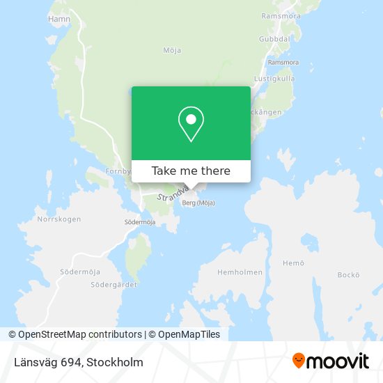 Länsväg 694 map