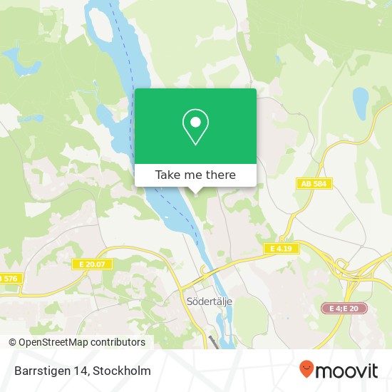 Barrstigen 14 map