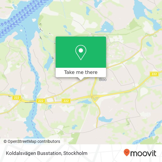 Koldalsvägen Busstation map