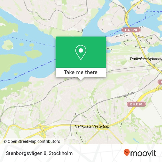 Stenborgsvägen 8 map
