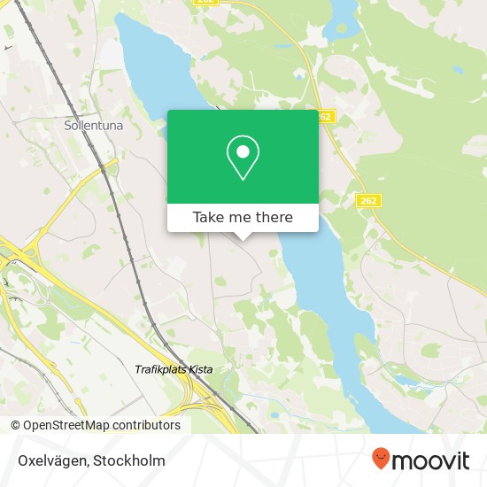 Oxelvägen map