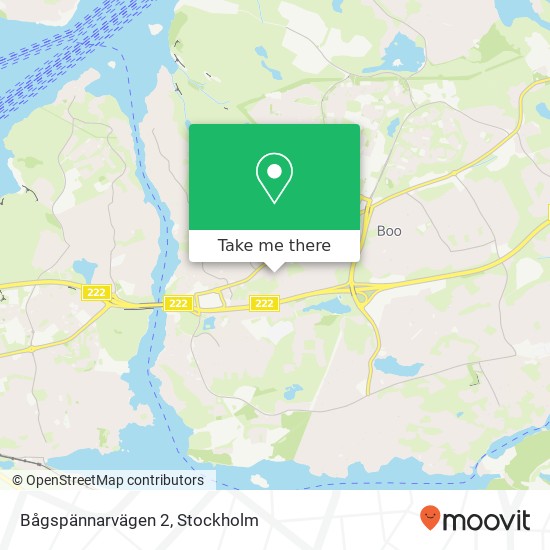 Bågspännarvägen 2 map