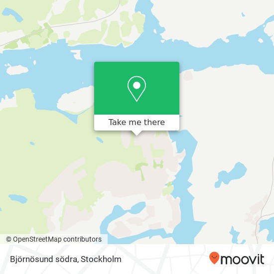 Björnösund södra map