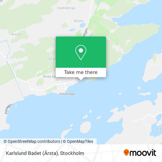 Karlslund Badet (Årsta) map