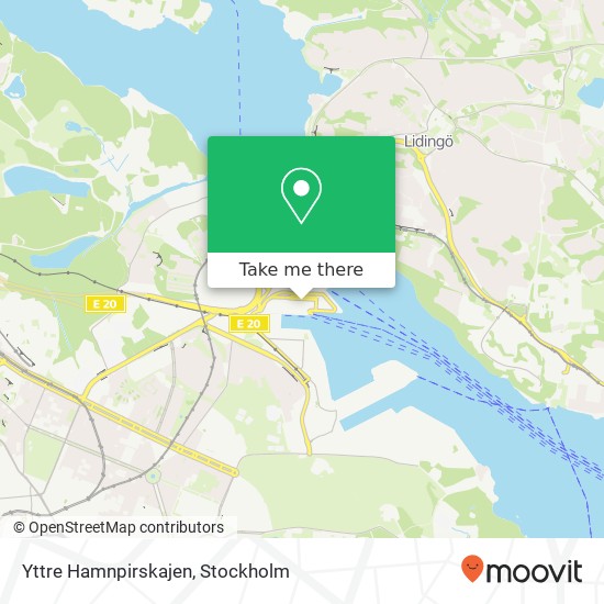 Yttre Hamnpirskajen map