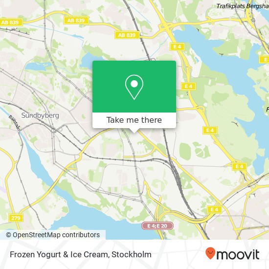 Frozen Yogurt & Ice Cream map