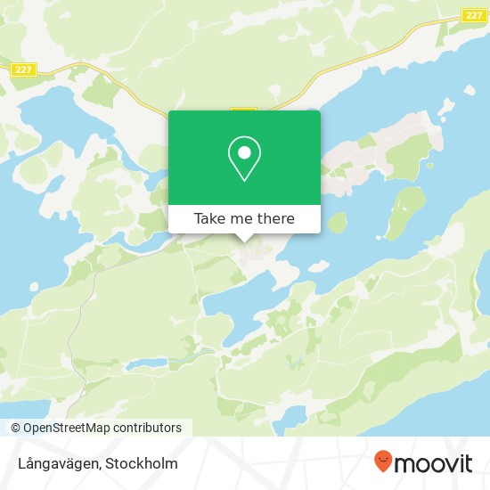 Långavägen map