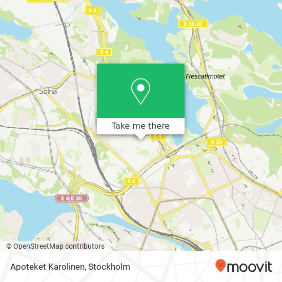 Apoteket Karolinen map