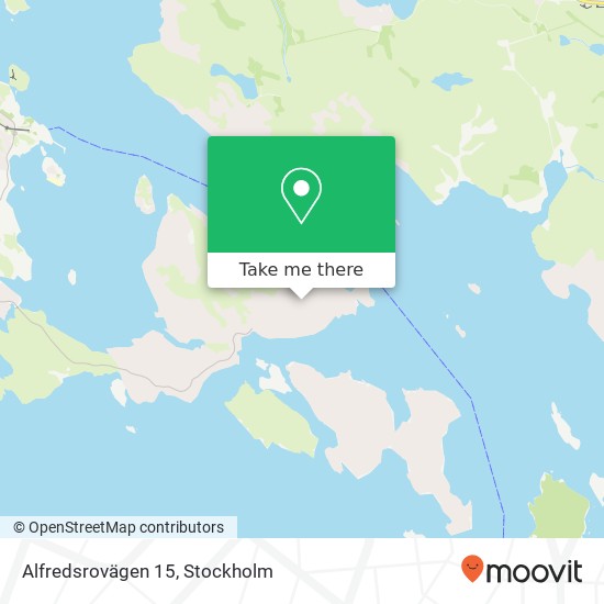 Alfredsrovägen 15 map