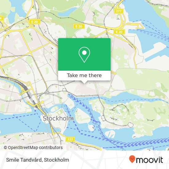 Smile Tandvård map