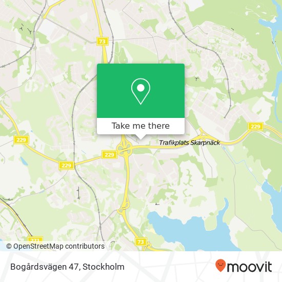 Bogårdsvägen 47 map