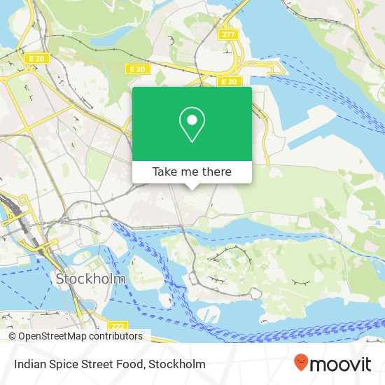 Indian Spice Street Food map