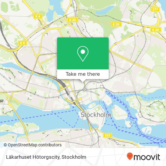 Läkarhuset Hötorgscity map