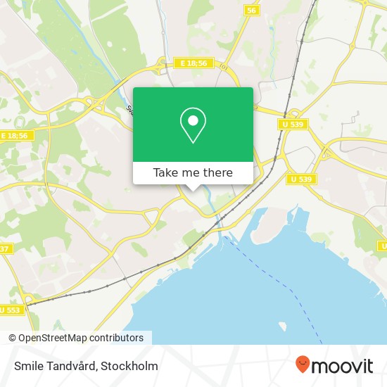 Smile Tandvård map