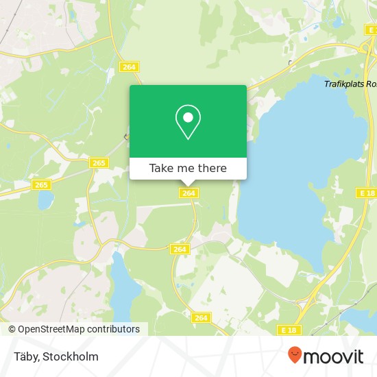 Täby map