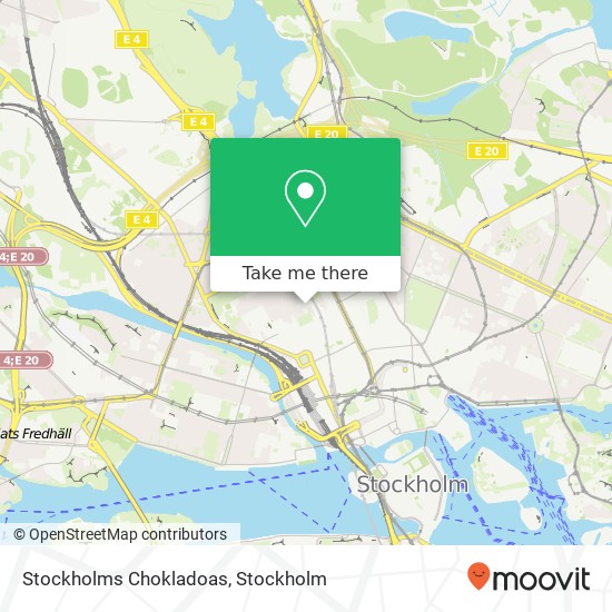 Stockholms Chokladoas map