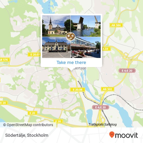 Södertälje map