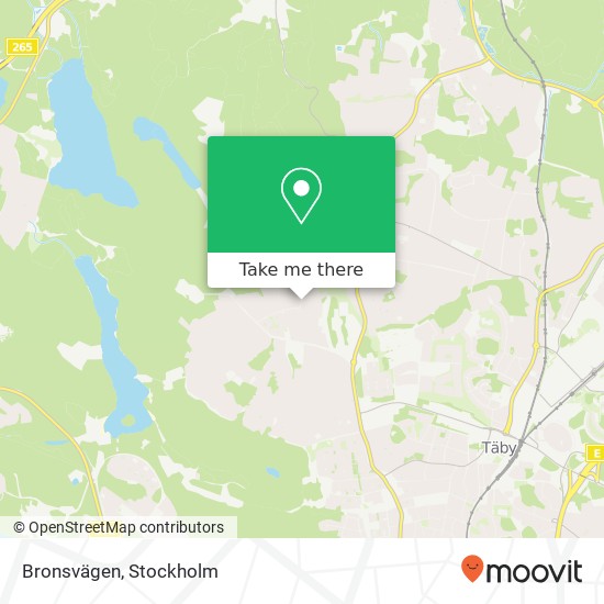 Bronsvägen map