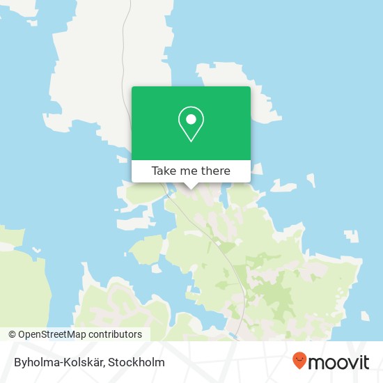 Byholma-Kolskär map