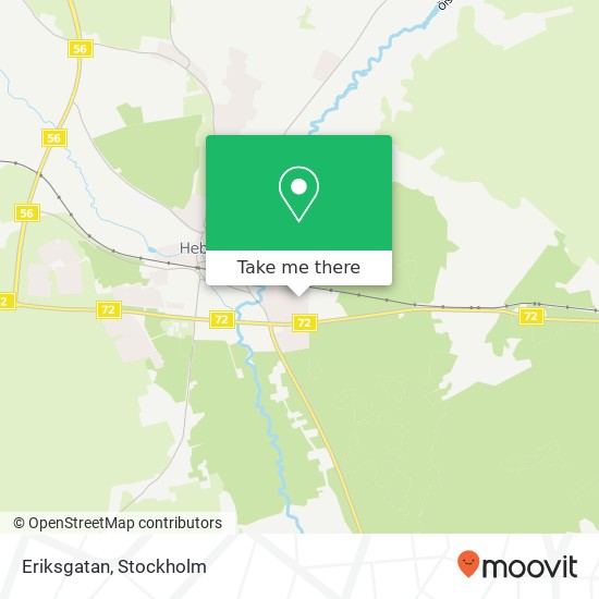 Eriksgatan map