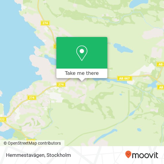 Hemmestavägen map