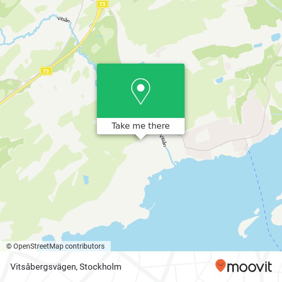 Vitsåbergsvägen map