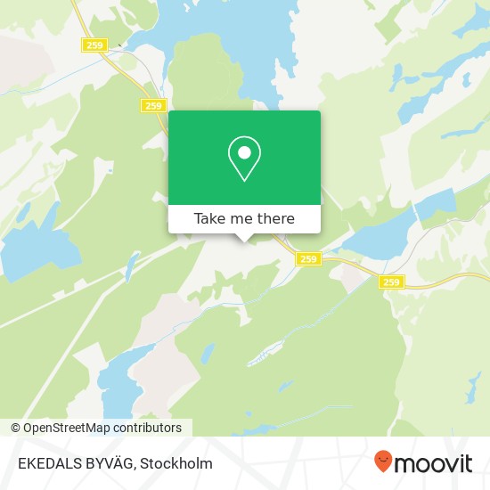 EKEDALS BYVÄG map