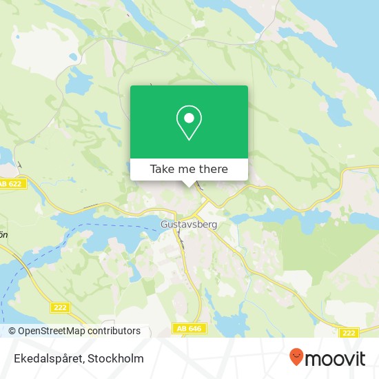 Ekedalspåret map