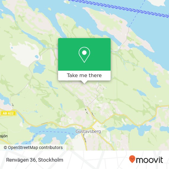 Renvägen 36 map