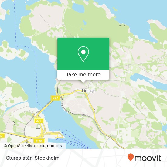 Stureplatån map