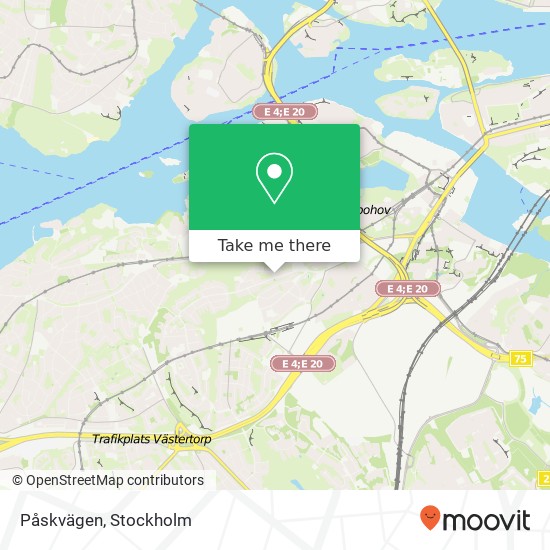 Påskvägen map