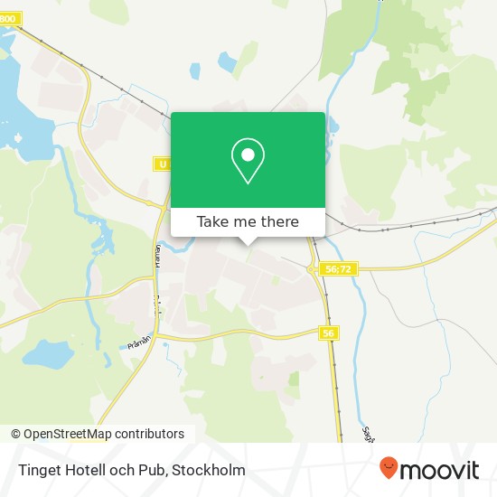 Tinget Hotell och Pub map